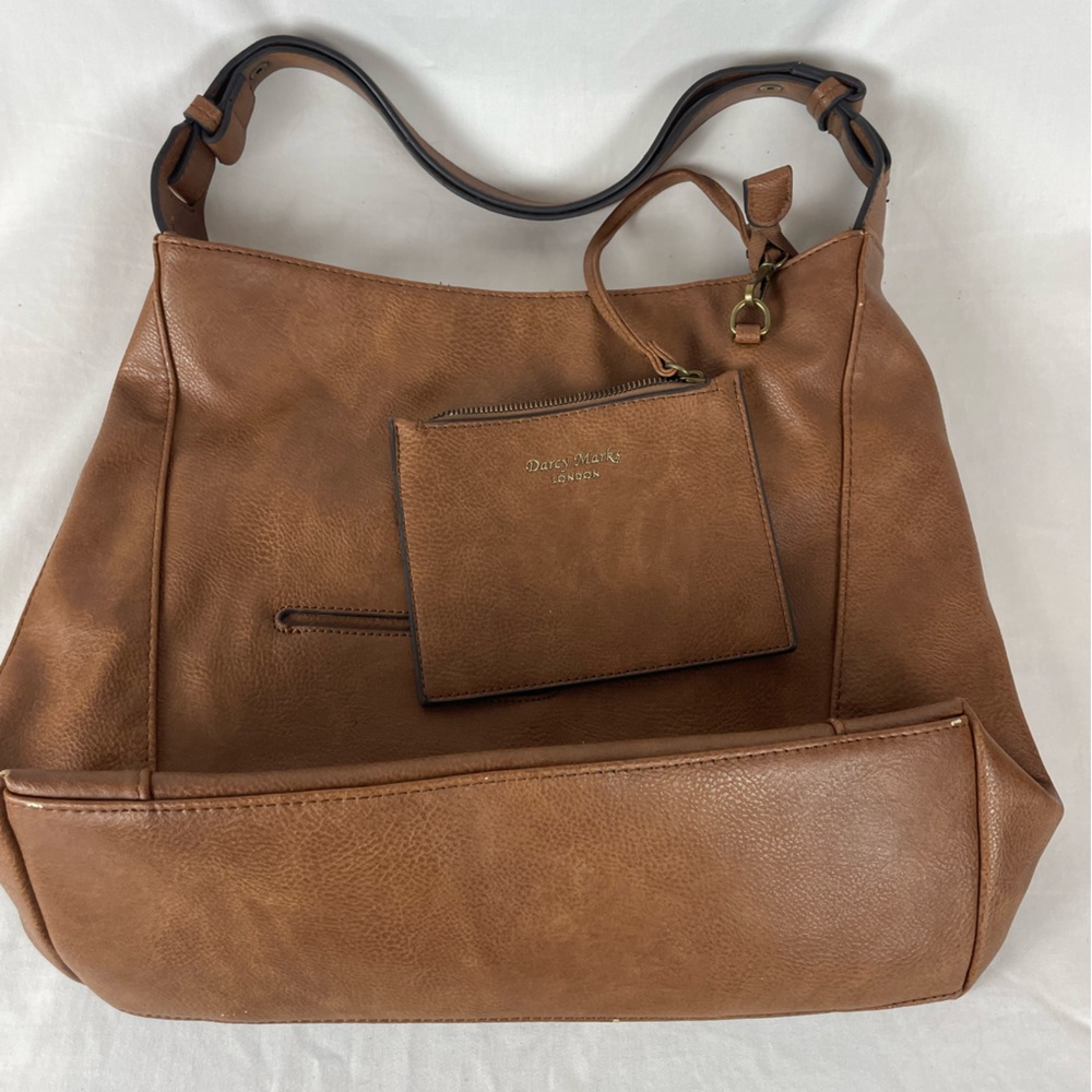 Darcy Marks London leather brown purse